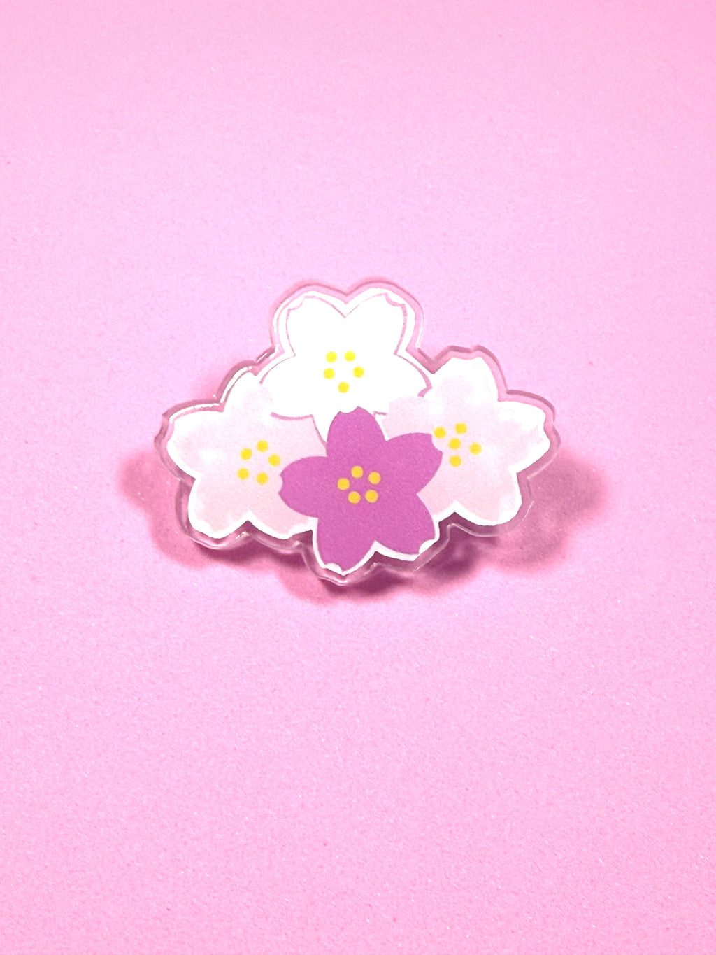 Sakura Bunch Acrylic Pin