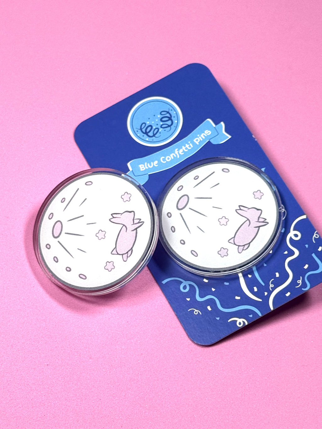 Sakura Moon Acrylic Pin