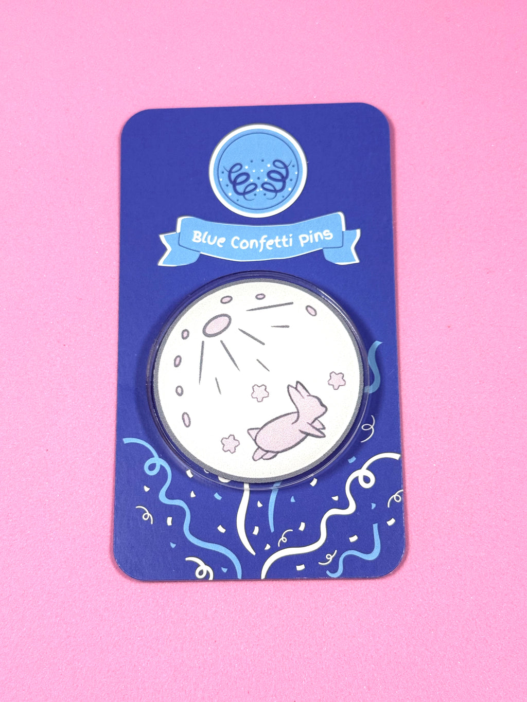 Sakura Moon Acrylic Pin