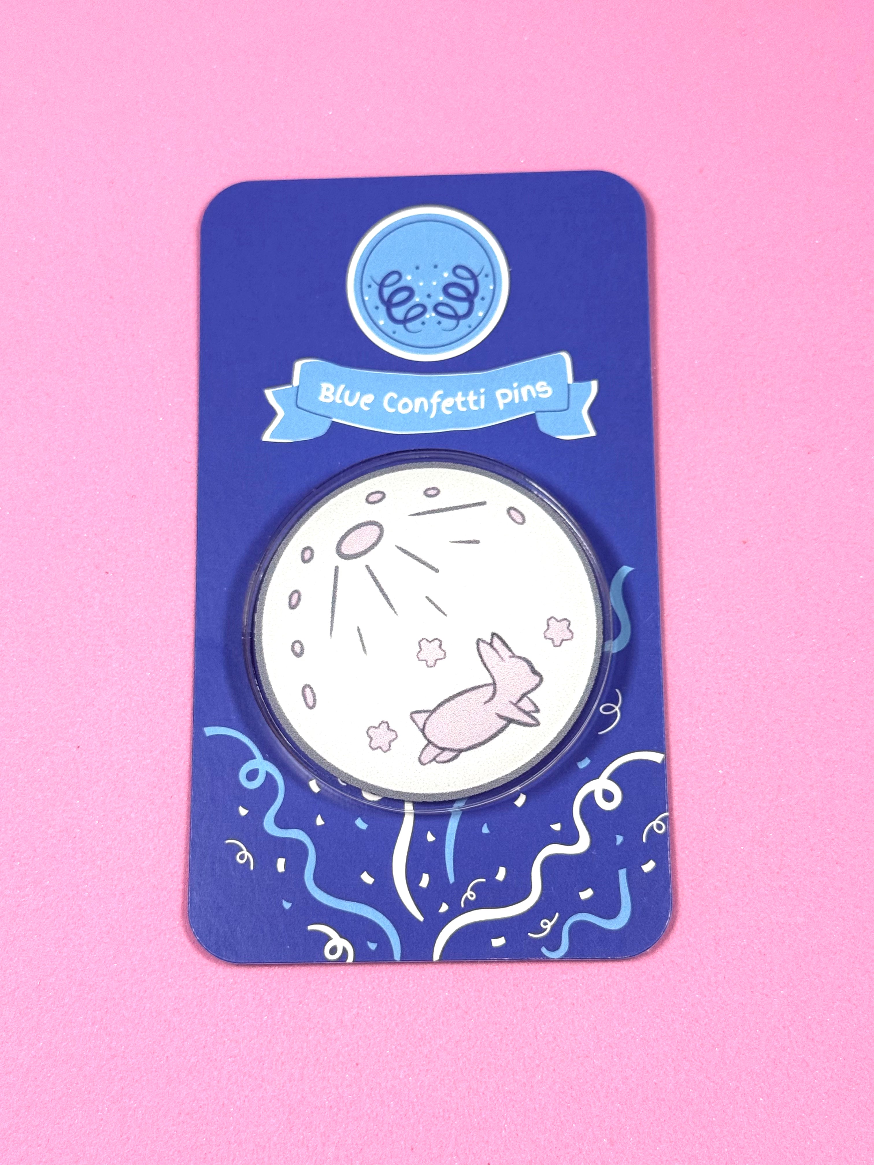 Sakura Moon Acrylic Pin
