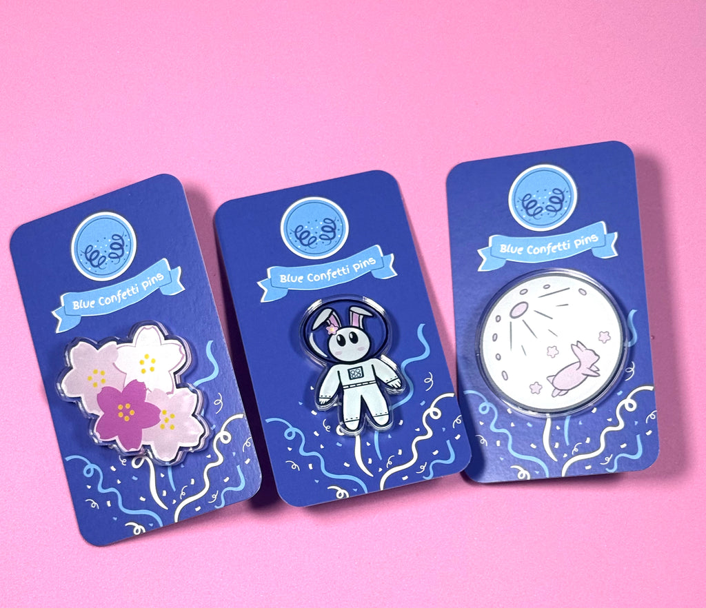 Sakura Bunch Acrylic Pin