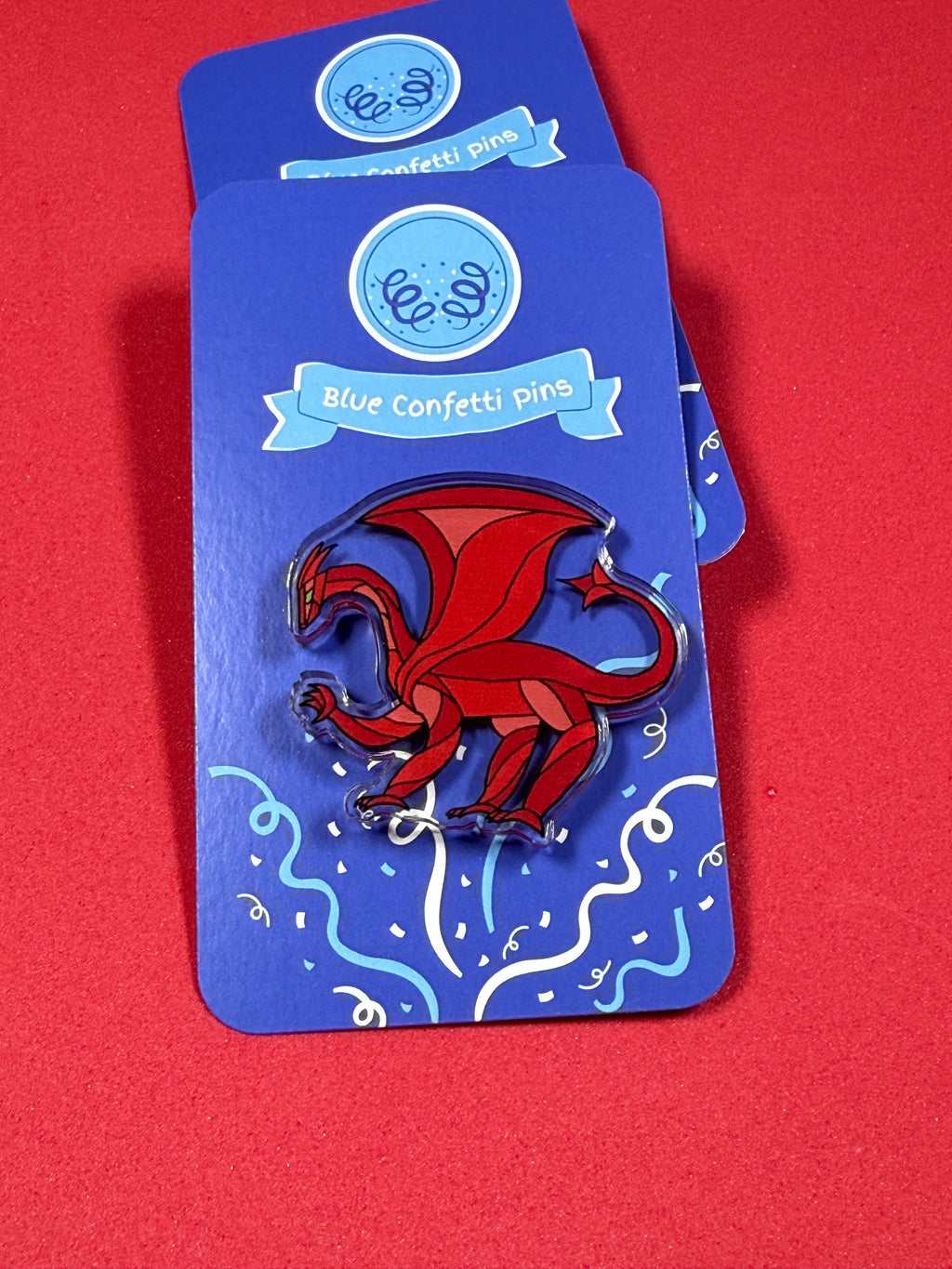 Dewi the Dragon Acrylic Pin