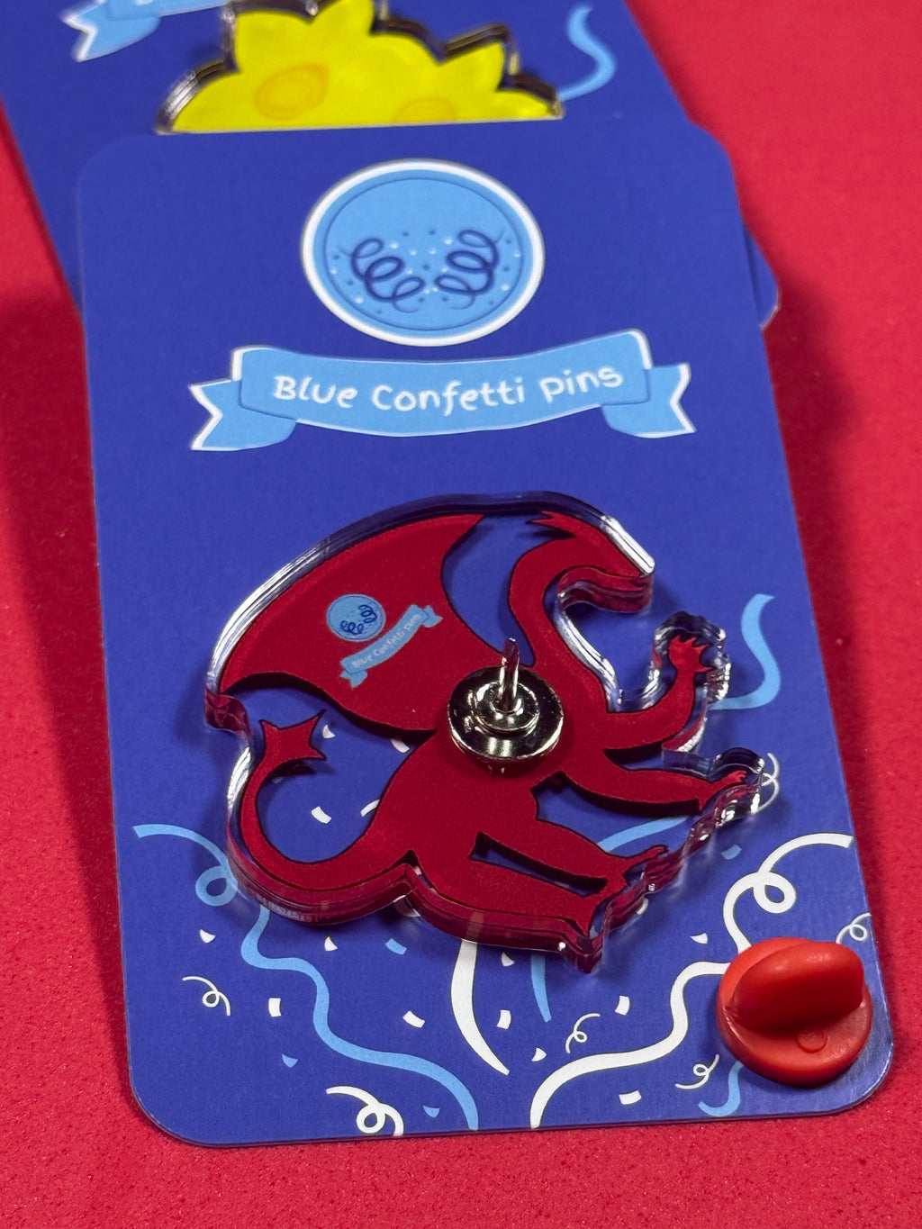 Dewi the Dragon Acrylic Pin