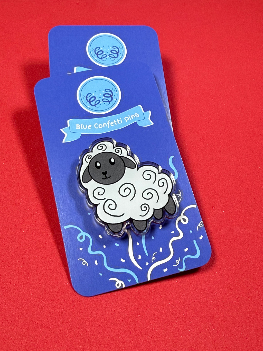 Alwyn the Sheep Acrylic Pin
