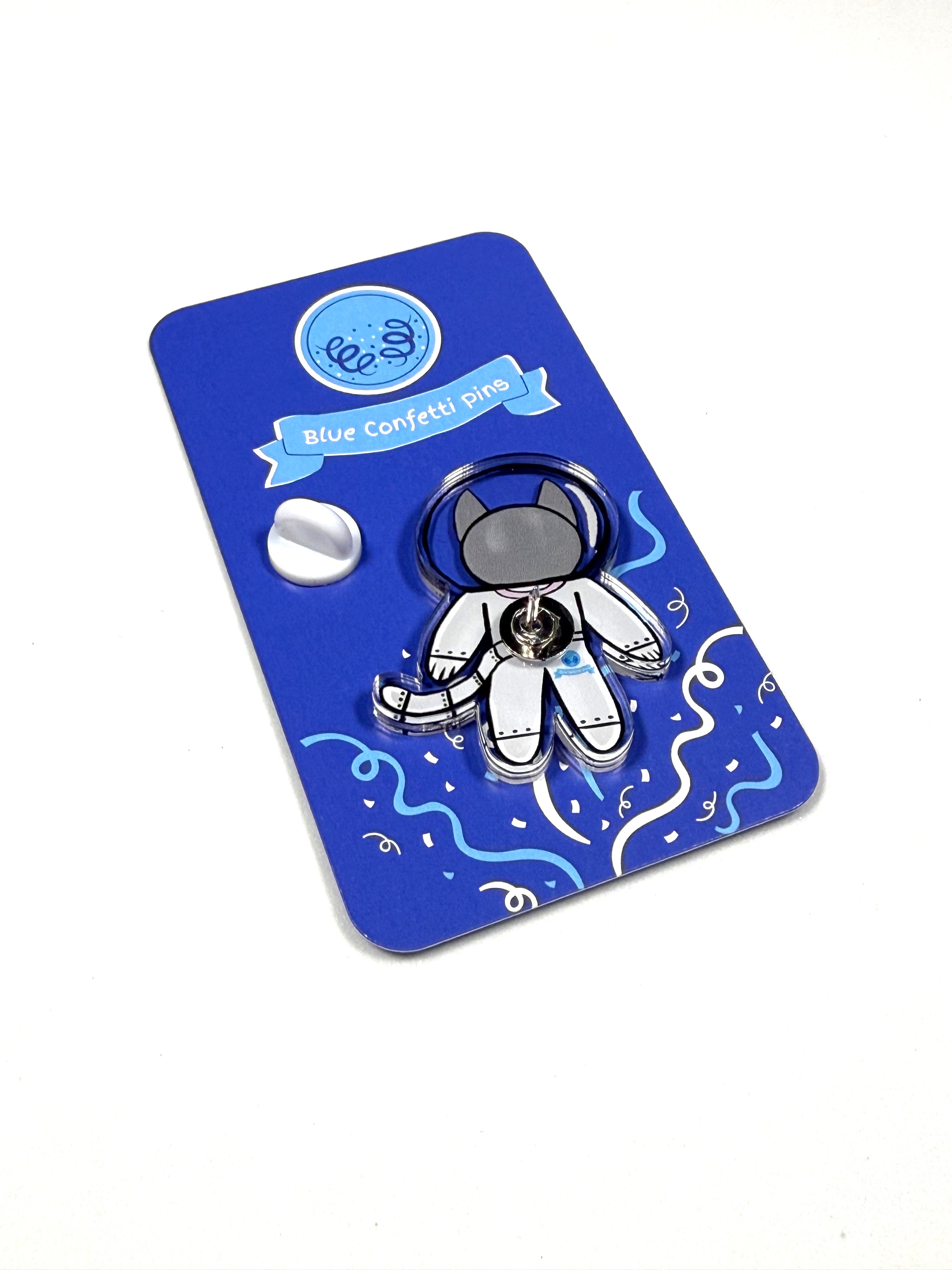 Tabitha the Space Cat Acrylic pin