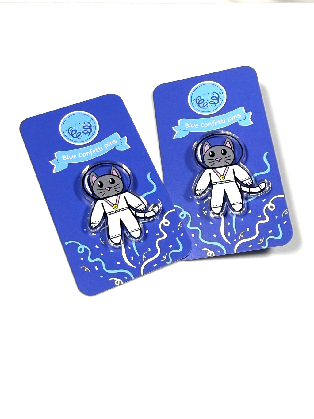 Tabitha the Space Cat Acrylic pin