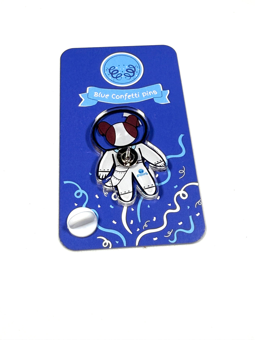Victor the Space Dog Acrylic Pin