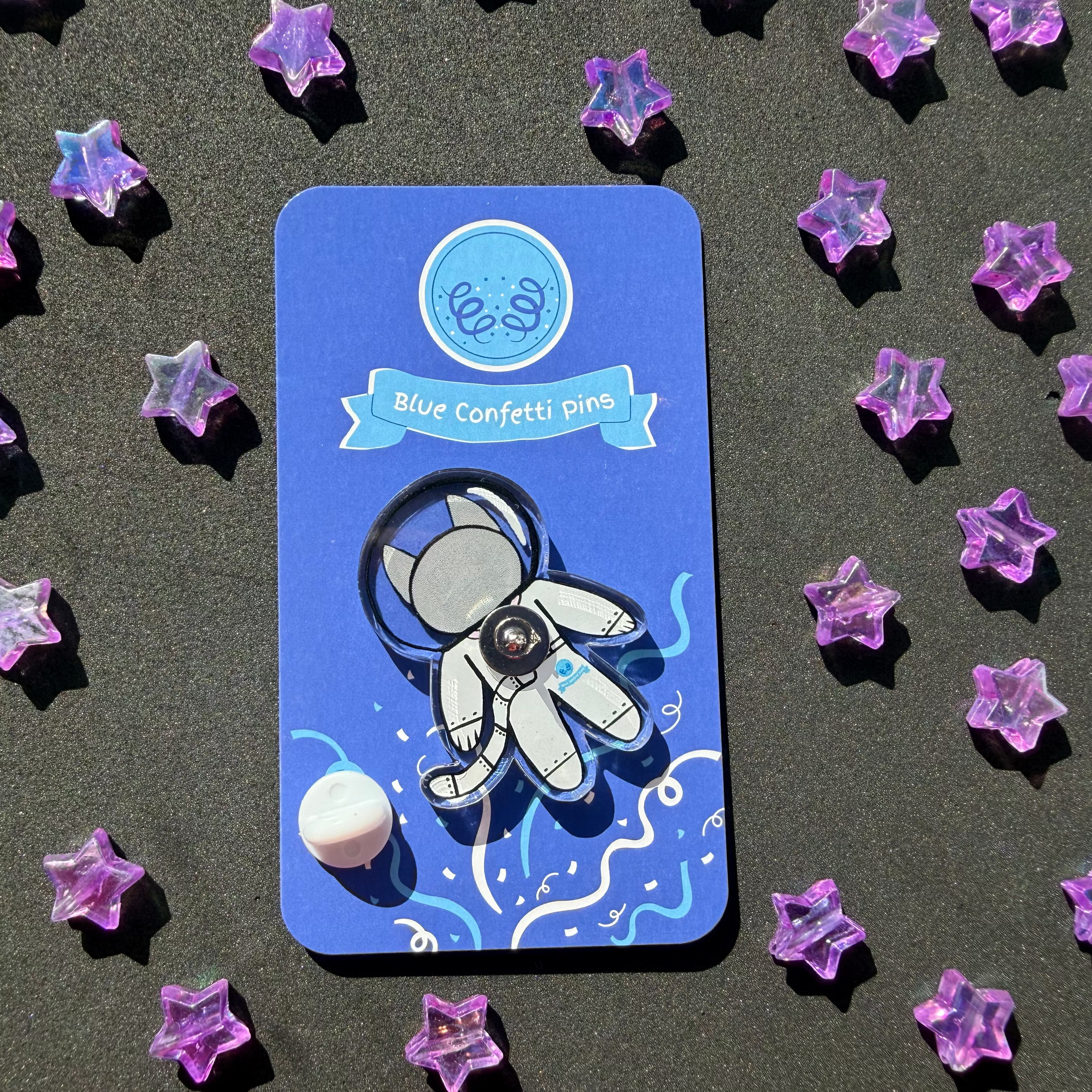 Tabitha the Space Cat Acrylic pin