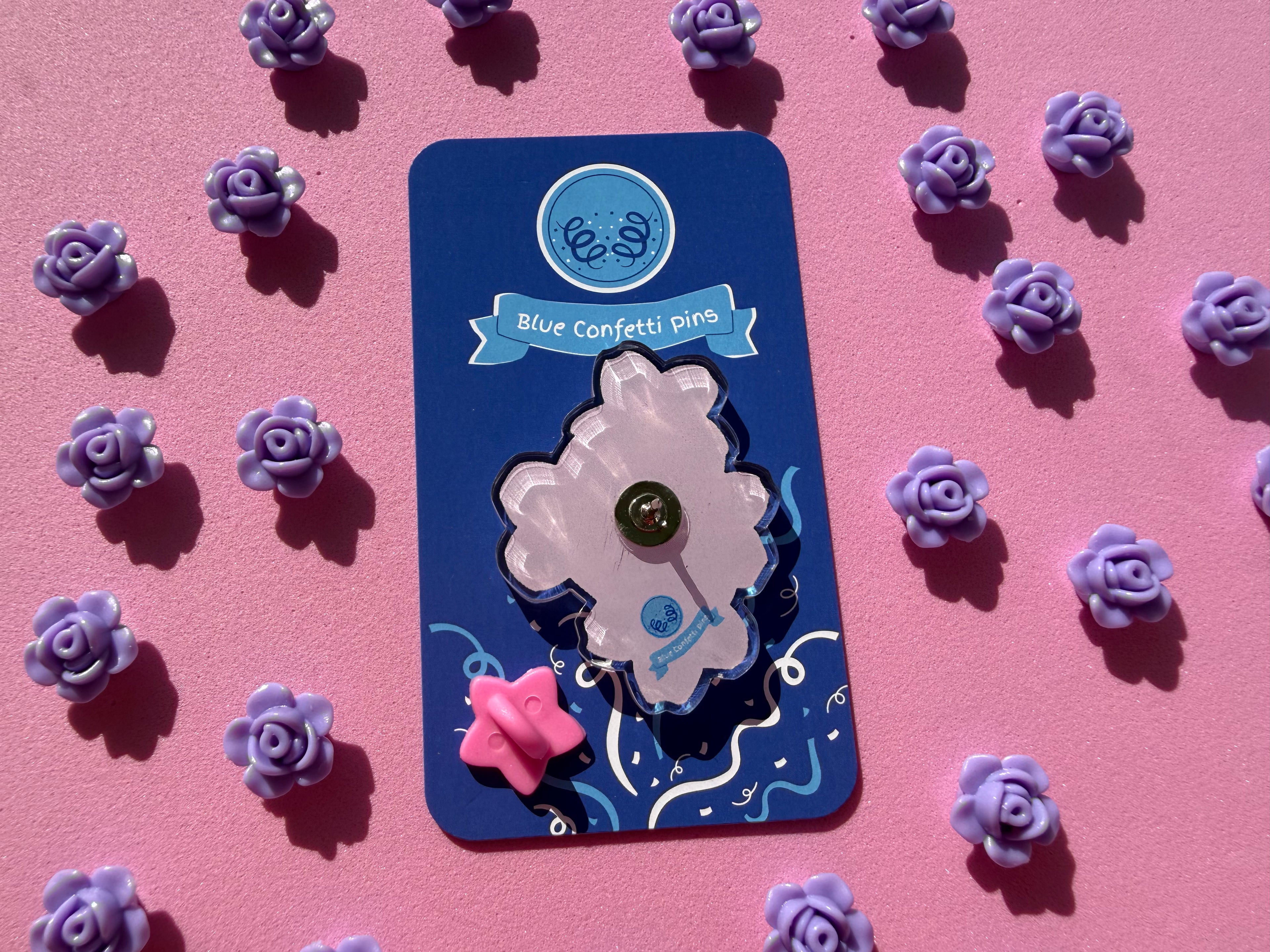 Sakura Bunch Acrylic Pin