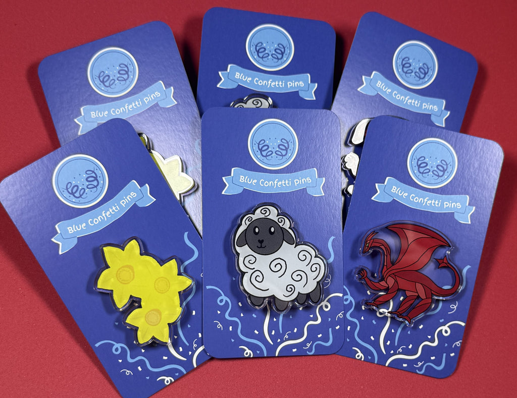 Daffodil Bunch Acrylic Pin